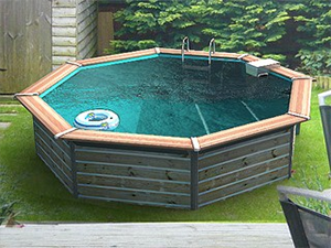 piscine bois alu